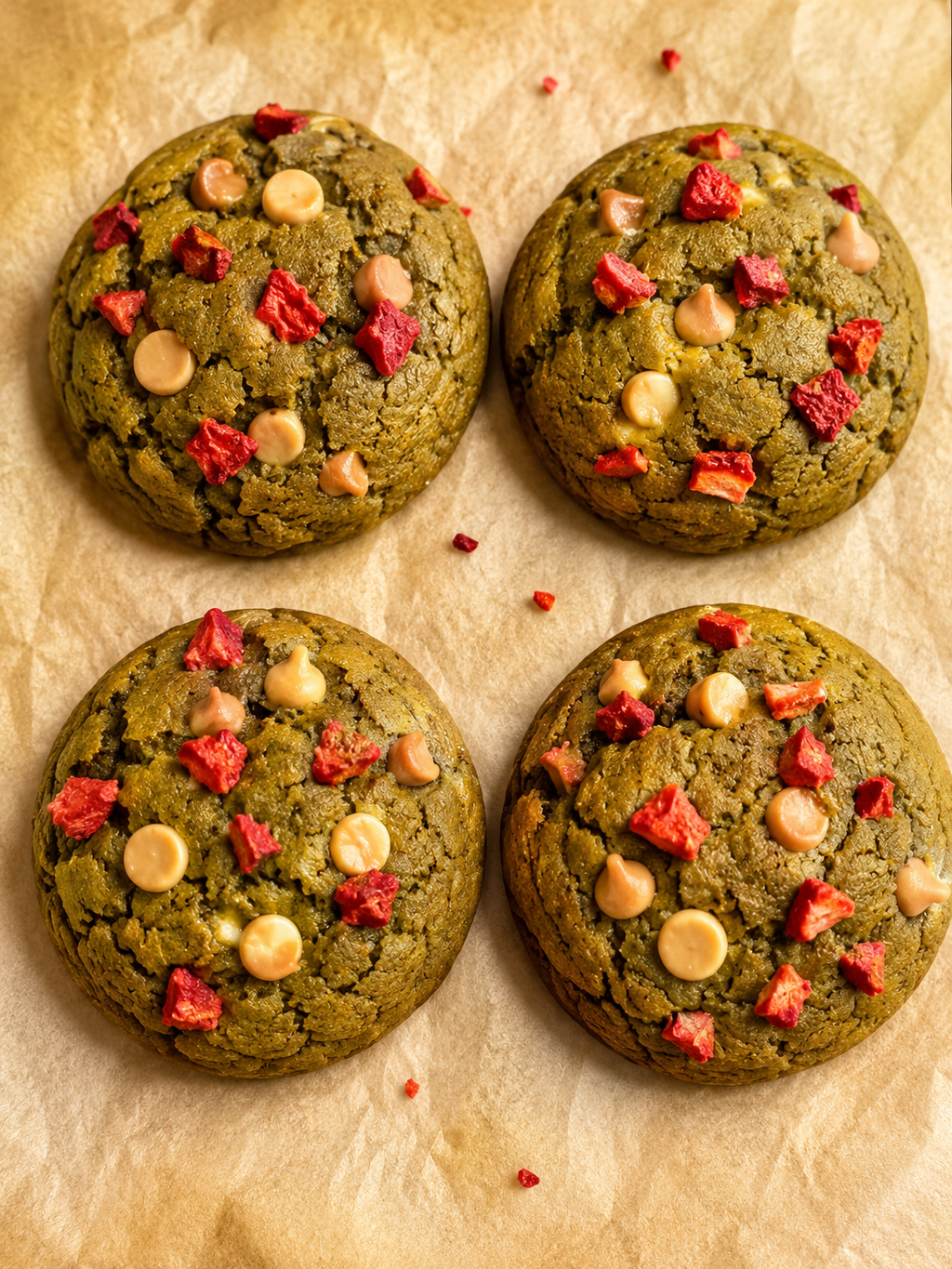 Strawberry Matcha Cookie