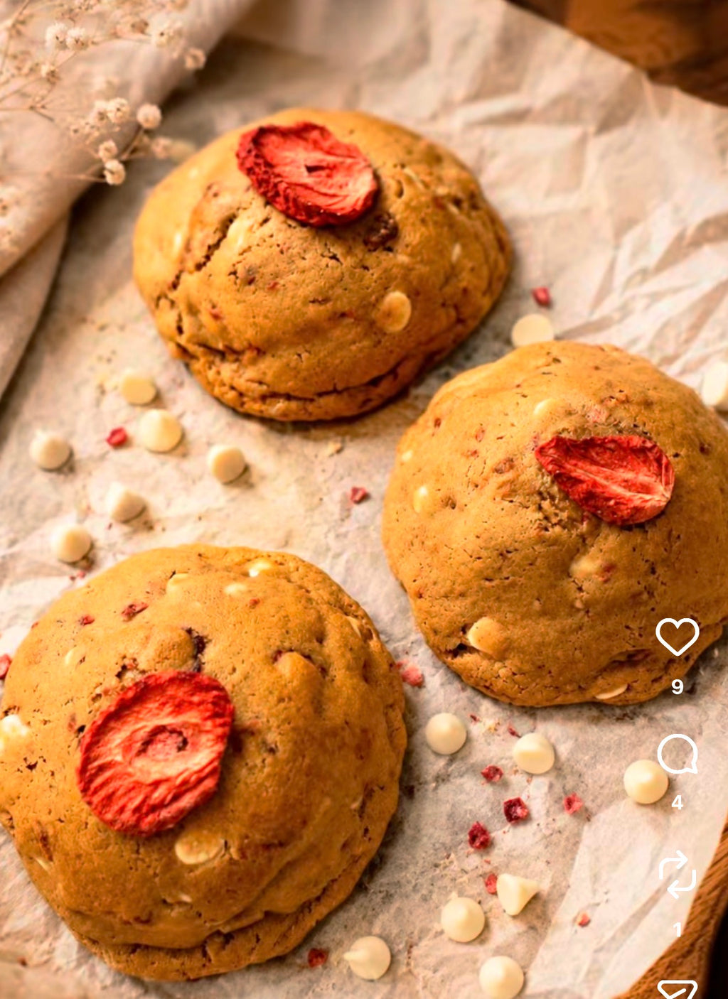 Strawberry Cheesecake Cookie