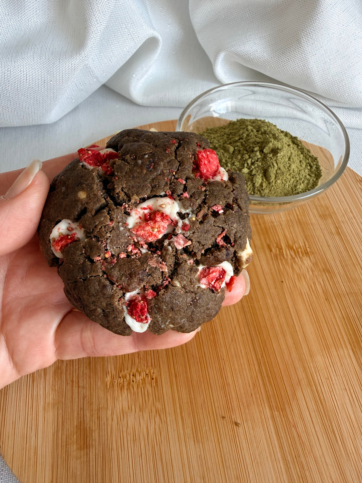 Strawberry Matcha Cookie