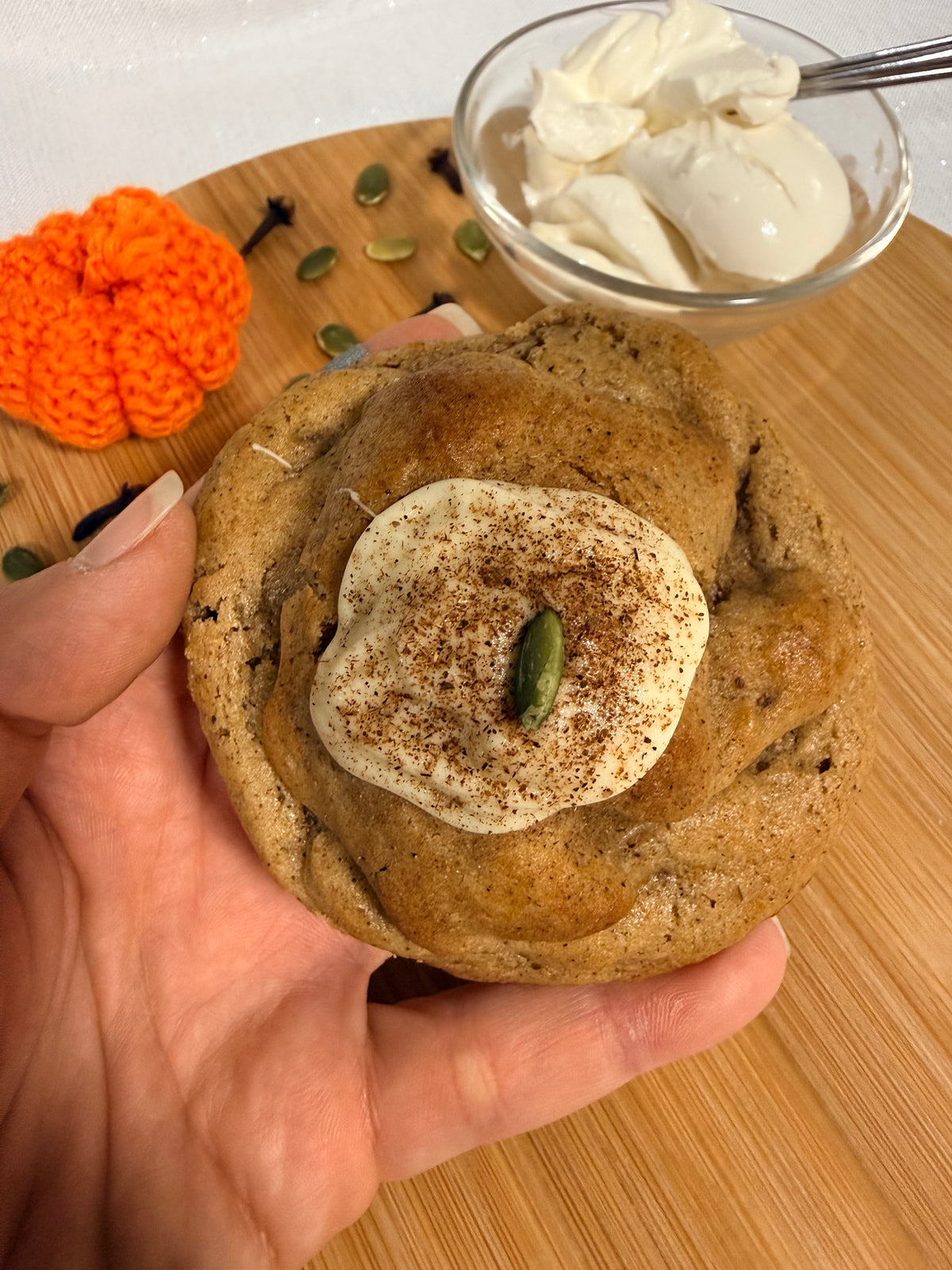 🎃 Pumpkin Spice Cheesecake Cookie