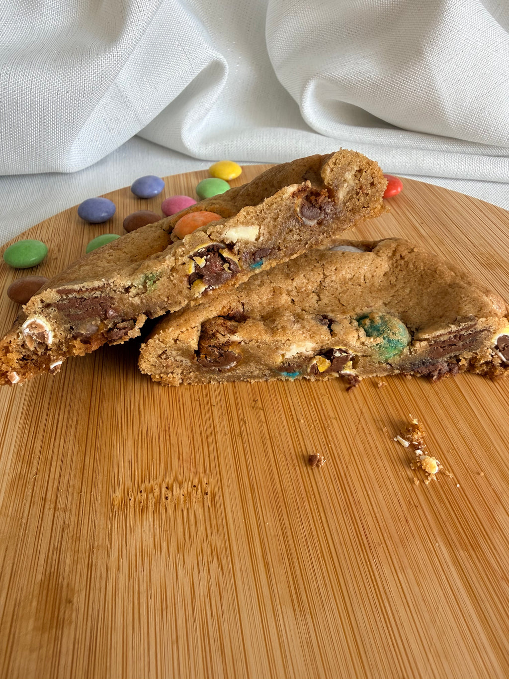 Rainbow M&M’s Cookie