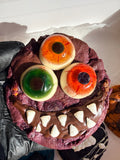 Purple Monster Halloween Cookie 💜