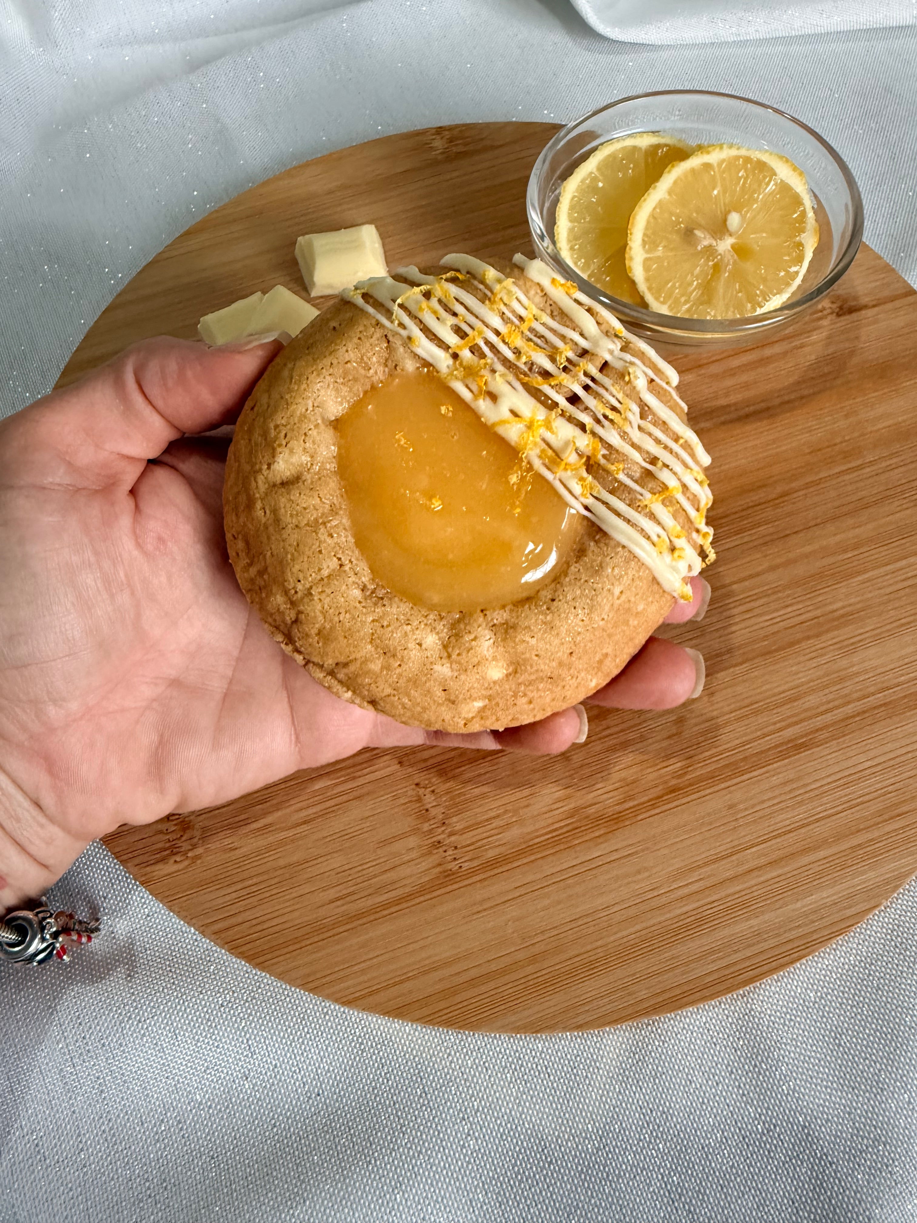 Gluten-Free Lemon Curd Cookie