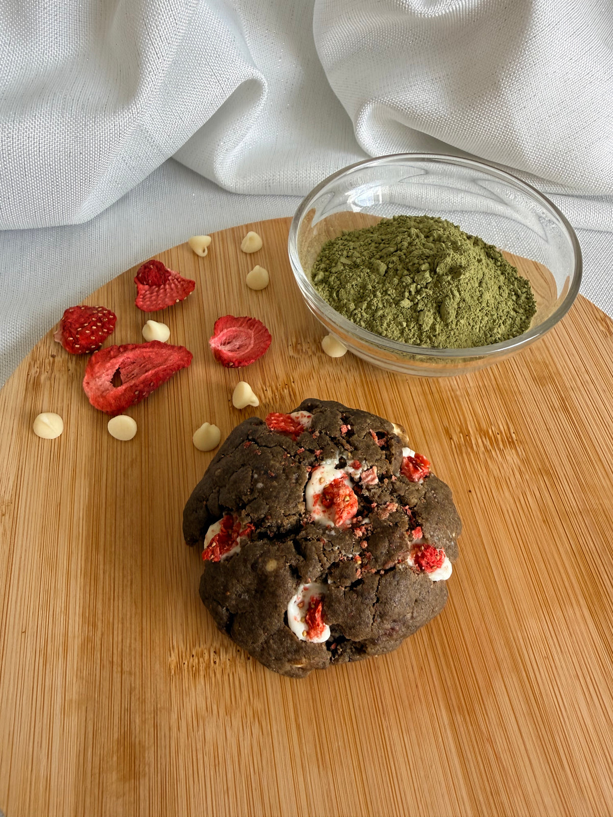 Strawberry Matcha Cookie