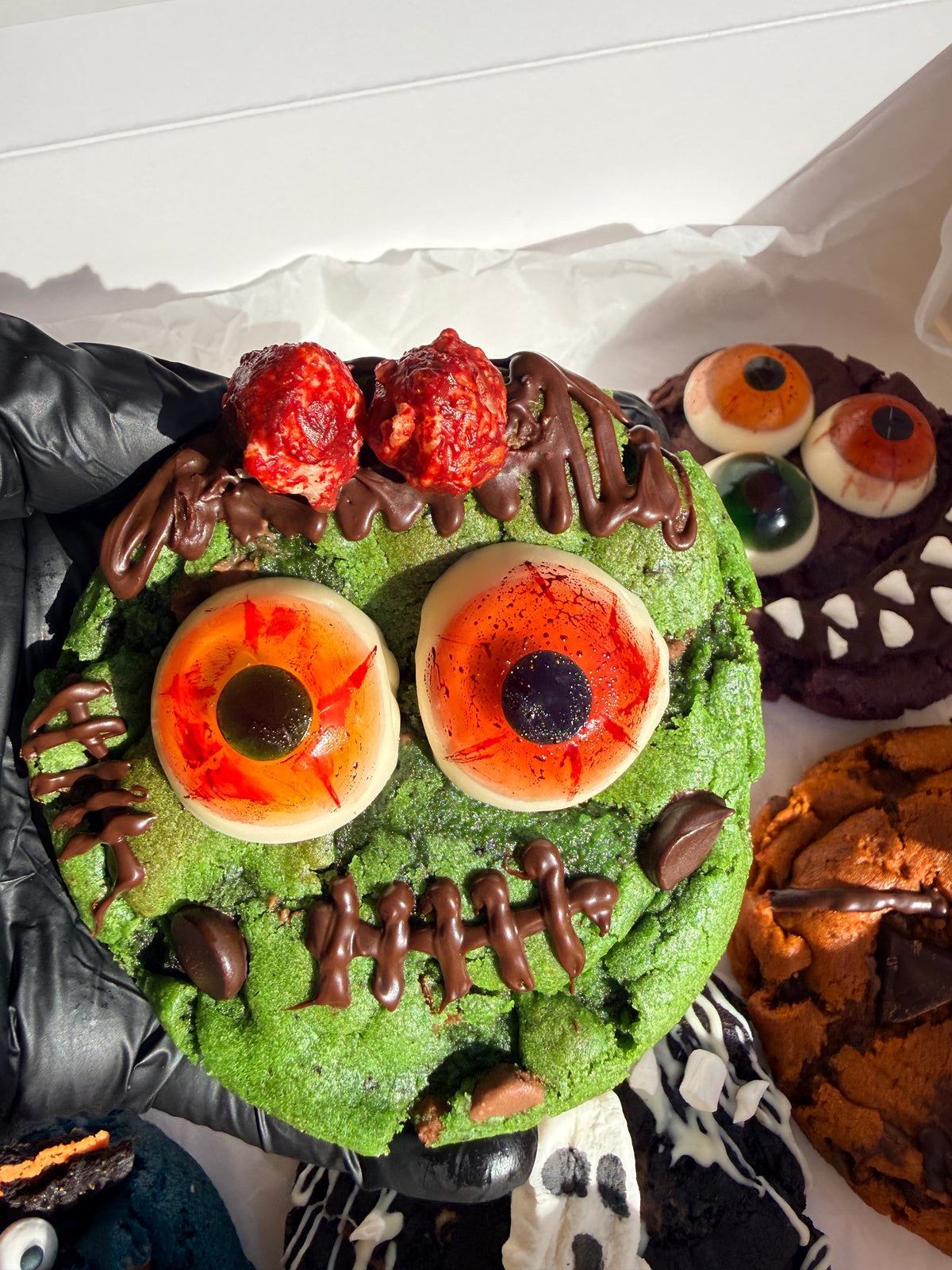 Frankenstein Halloween Cookie 💚