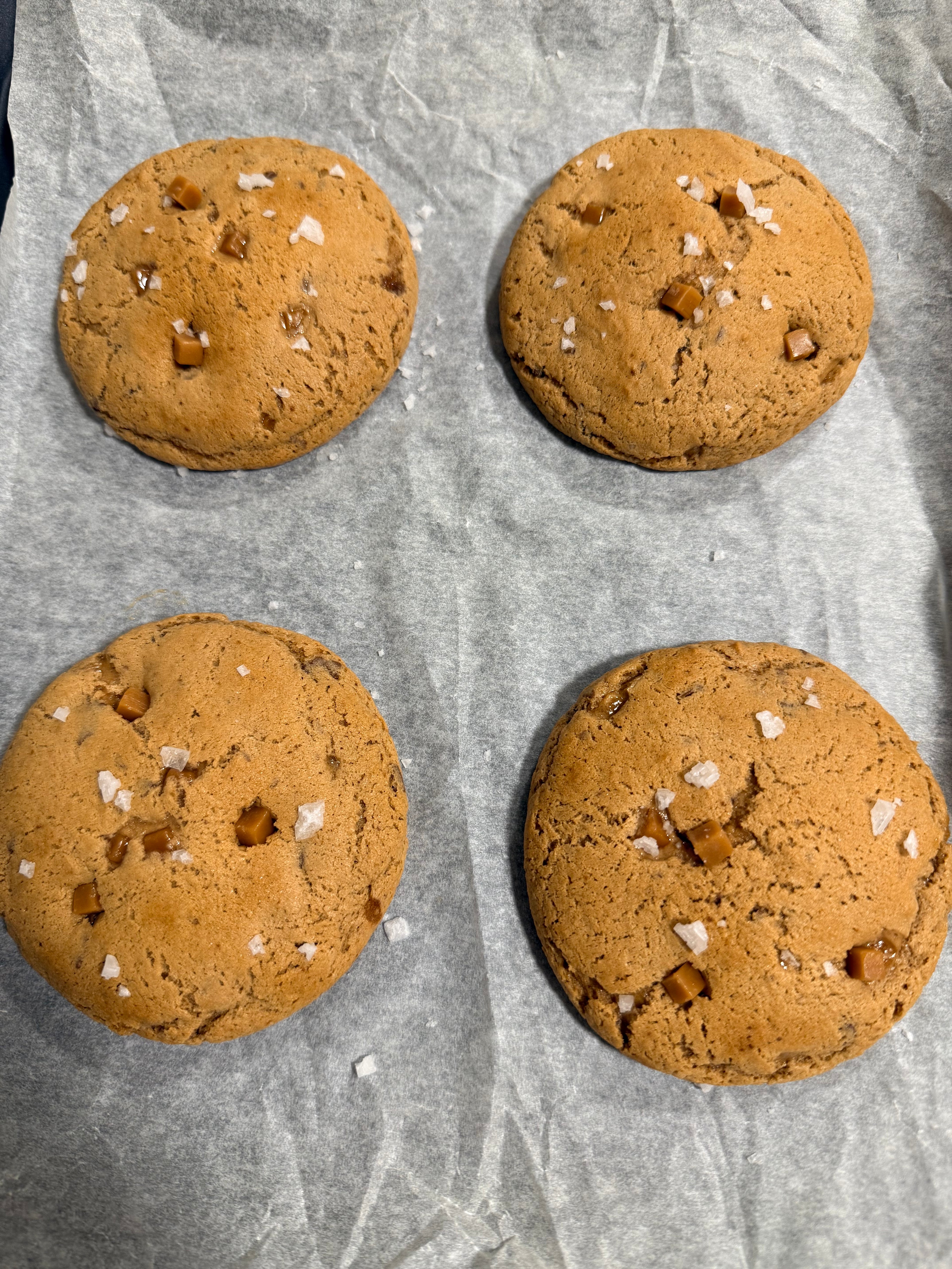 Salted Caramel Protein Cookie